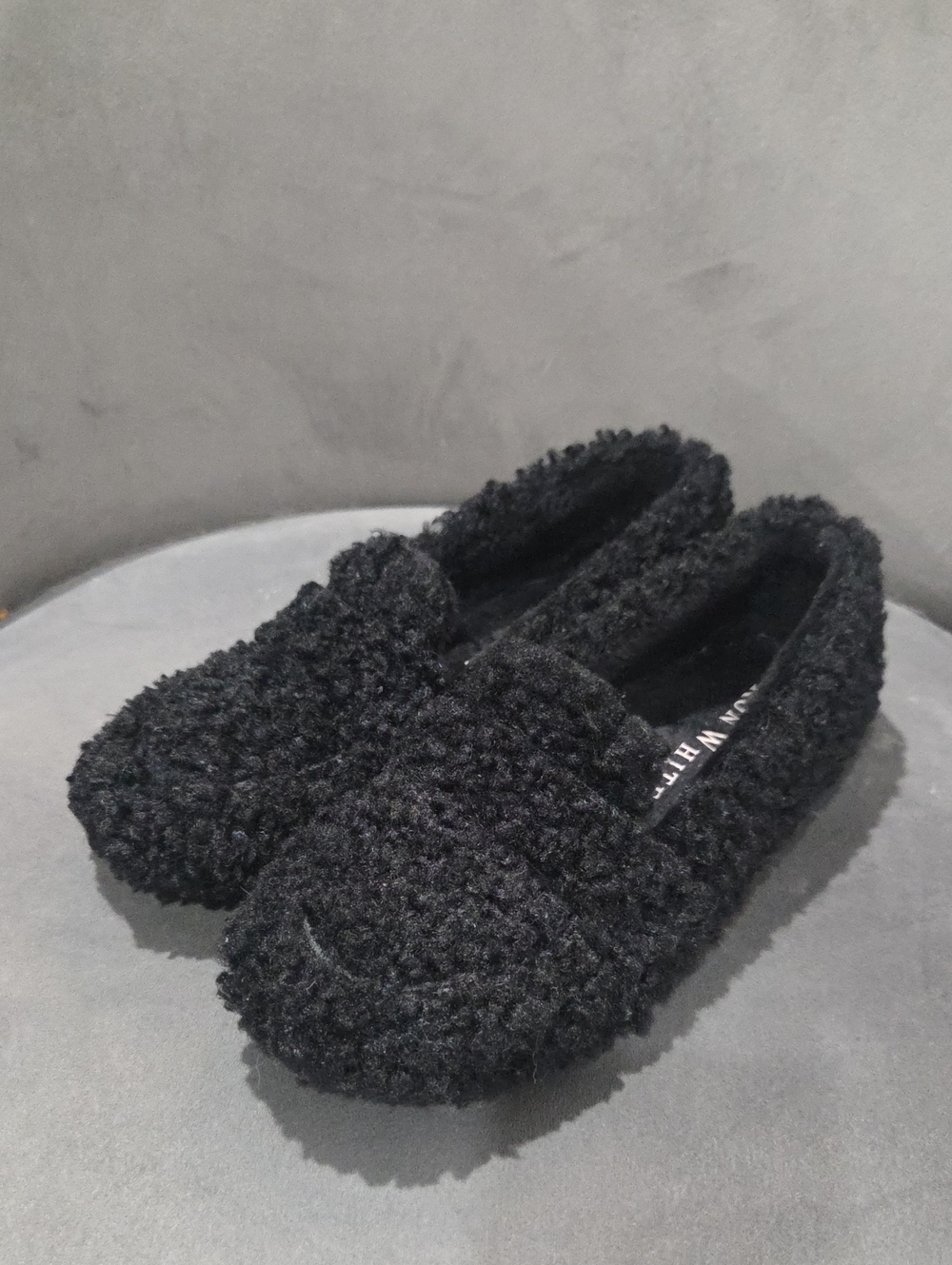 Ron White Plush Bouclé Loafers